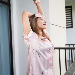 2018 China New Design Silk Pajamas Set - Luxury Pajamas Wholesale Satin Pajamas	 – Wonderful Textile
